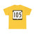 WIS 105 (Wisconsin) (Road Sign) T-Shirt