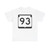 WIS 93 (Wisconsin) (Road Sign) T-Shirt