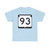 WIS 93 (Wisconsin) (Road Sign) T-Shirt