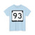 WIS 93 (Wisconsin) (Road Sign) T-Shirt