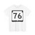 WIS 76 (Wisconsin) (Road Sign) T-Shirt