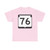 WIS 76 (Wisconsin) (Road Sign) T-Shirt