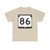 WIS 86 (Wisconsin) (Road Sign) T-Shirt