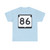 WIS 86 (Wisconsin) (Road Sign) T-Shirt