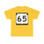 WIS 65 (Wisconsin) (Road Sign) T-Shirt