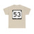 WIS 53 (Wisconsin) (Road Sign) T-Shirt
