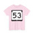 WIS 53 (Wisconsin) (Road Sign) T-Shirt
