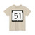 WIS 51 (Wisconsin) (Road Sign) T-Shirt