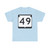 WIS 49 (Wisconsin) (Road Sign) T-Shirt