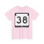 WIS 38 (Wisconsin) (Road Sign) T-Shirt