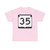 WIS 35 (Wisconsin) (Road Sign) T-Shirt