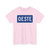 West plate small blue es (Puerto Rico) (Road Sign) T-Shirt
