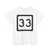 WV-33 (Virginia) (Road Sign) T-Shirt