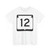WIS 12 (Wisconsin) (Road Sign) T-Shirt