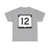 WIS 12 (Wisconsin) (Road Sign) T-Shirt