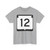 WIS 12 (Wisconsin) (Road Sign) T-Shirt