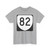 Virginia template two-digit (Virginia) (Road Sign) T-Shirt