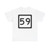 WV-59 (Virginia) (Road Sign) T-Shirt