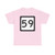 WV-59 (Virginia) (Road Sign) T-Shirt