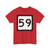 WV-59 (Virginia) (Road Sign) T-Shirt