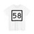 WV-58 (Virginia) (Road Sign) T-Shirt