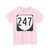 Virginia 247 1980 (Virginia) (Road Sign) T-Shirt