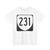 Virginia 231 1980 (Virginia) (Road Sign) T-Shirt