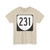 Virginia 231 1980 (Virginia) (Road Sign) T-Shirt