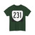 Virginia 231 1980 (Virginia) (Road Sign) T-Shirt
