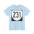 Virginia 231 1980 (Virginia) (Road Sign) T-Shirt
