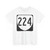 Virginia 224 1980 (Virginia) (Road Sign) T-Shirt