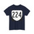 Virginia 224 1980 (Virginia) (Road Sign) T-Shirt