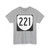 Virginia 221 1980 (Virginia) (Road Sign) T-Shirt