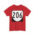 Virginia 206 1980 (Virginia) (Road Sign) T-Shirt