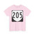 Virginia 205 1980 (Virginia) (Road Sign) T-Shirt