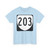 Virginia 203 1980 (Virginia) (Road Sign) T-Shirt