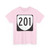 Virginia 201 1980 (Virginia) (Road Sign) T-Shirt