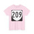 Virginia 209 1980 (Virginia) (Road Sign) T-Shirt