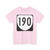 Virginia 190 1980 (Virginia) (Road Sign) T-Shirt