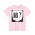 Virginia 187 1980 (Virginia) (Road Sign) T-Shirt
