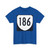 Virginia 186 1980 (Virginia) (Road Sign) T-Shirt