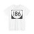 Virginia 186 (Virginia) (Road Sign) T-Shirt