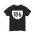 Virginia 186 (Virginia) (Road Sign) T-Shirt