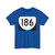 Virginia 186 (Virginia) (Road Sign) T-Shirt