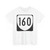 Virginia 160 1980 (Virginia) (Road Sign) T-Shirt