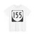 Virginia 155 1980 (Virginia) (Road Sign) T-Shirt