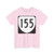 Virginia 155 1980 (Virginia) (Road Sign) T-Shirt