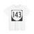 Virginia 143 1980 (Virginia) (Road Sign) T-Shirt