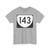 Virginia 143 (Virginia) (Road Sign) T-Shirt