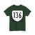 Virginia 136 1980 (Virginia) (Road Sign) T-Shirt